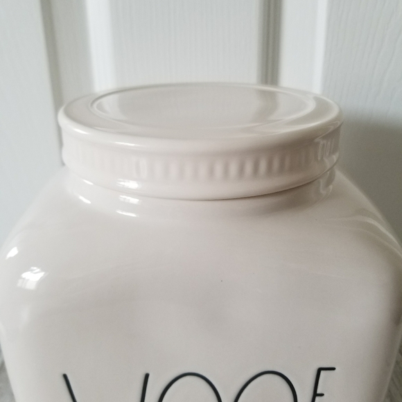 Rae Dunn WOOF Square Treat Canister Jar - Picture 3 of 7